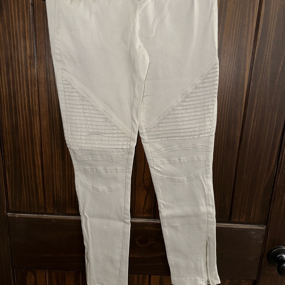 Staccato Cream Jeggings for Women